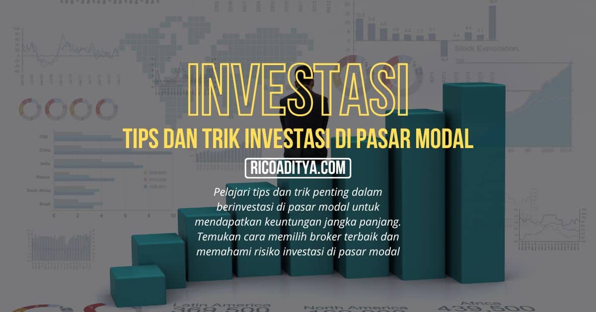 Ilustrasi Investasi di Pasar Modal, Tips dan Trik yang Perlu Diketahui